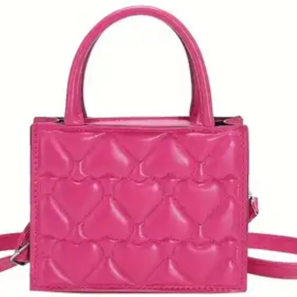 Heart-Embellished Kids Mini Handbag - Picture 5 of 7